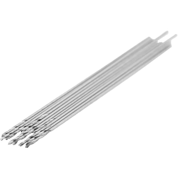 10 stk små spiralbor med rett skaft for K10 0,3 mm boremaskiner