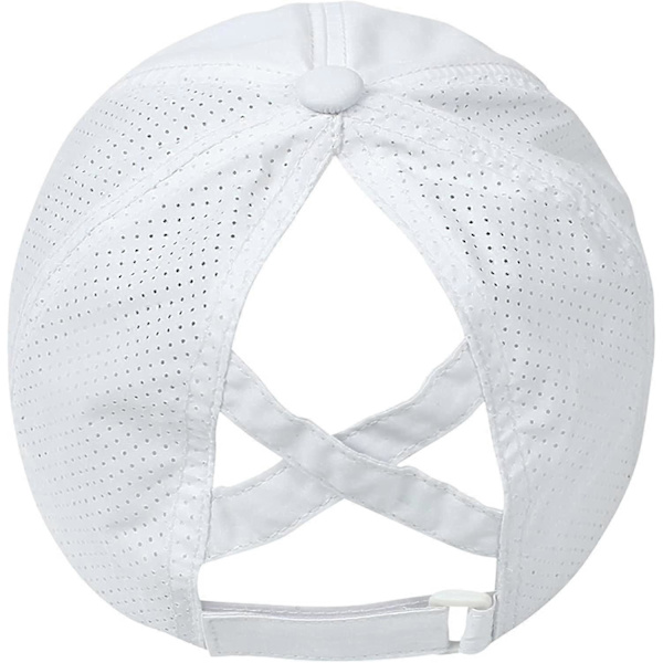Baseballkasket med hestehalehul White