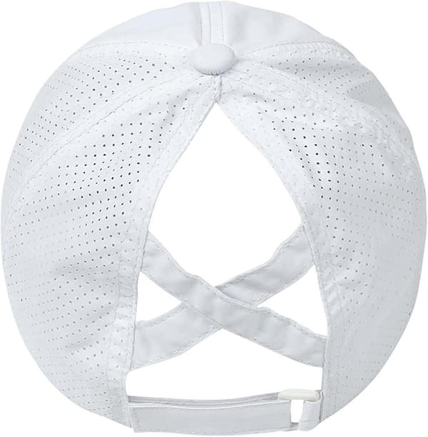 Basebollkeps med hästsvanshål White