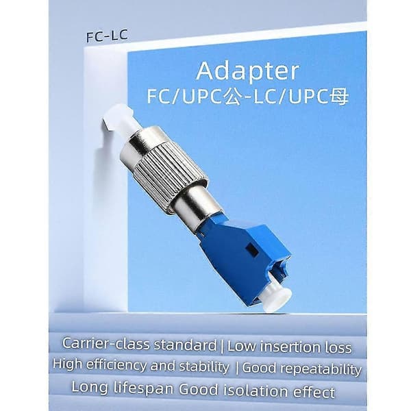 Optisk effektmåler Visuel fejlfinder Fc han til Lc hun adapter konverter