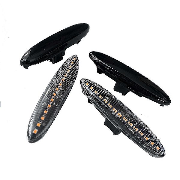 Bil LED Forreste Sidemarkeringslys Blinklys Blinker til IS250 Sort 81730-30131 -Yx