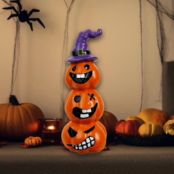 2025 Halloween Gresskar Dekorativ Statue Resin Bordpynt Ornament Style A