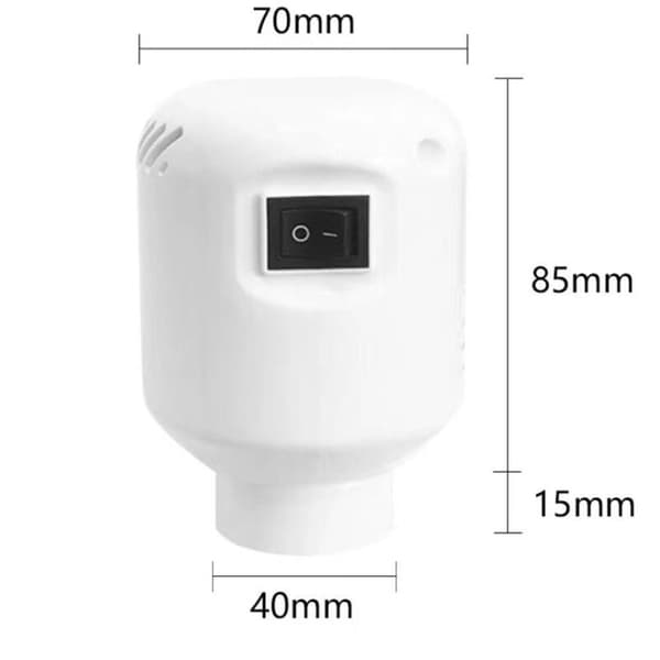Elektrisk Luftpump för Vakuumförvaringspåsar, 55W 220V Kompressionspåse Luftpump (1 styck)
