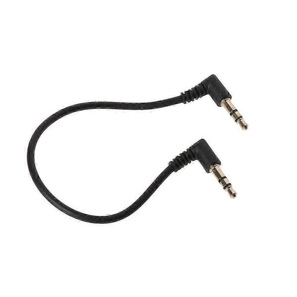 90 Graders Vinkelret 3,5 mm Jack Han til Han Stereo Lydkabel Til Bil AUX