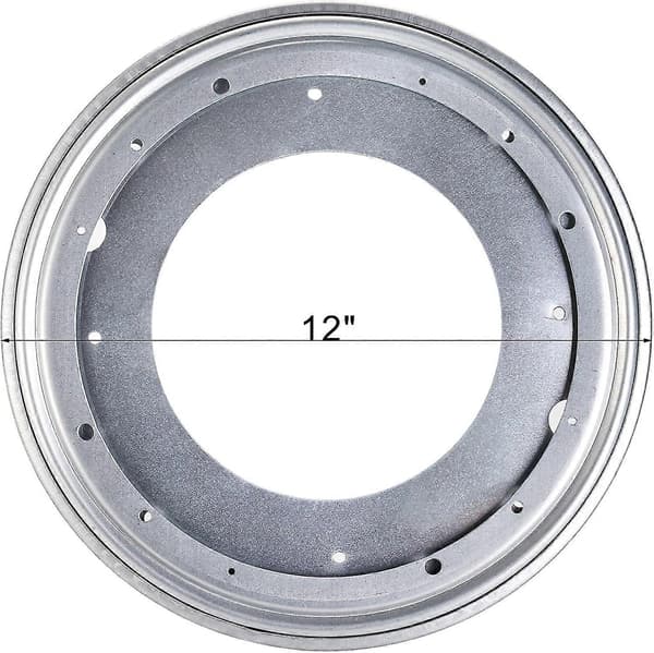 2-pack 12-tums Lazy Susan 5/16 tum tjock vridplatta