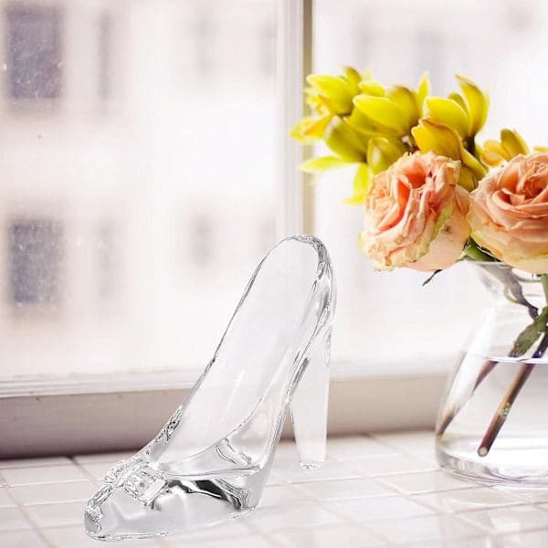 Glasfigurer af Cinderella højhælede sko i europæisk stil