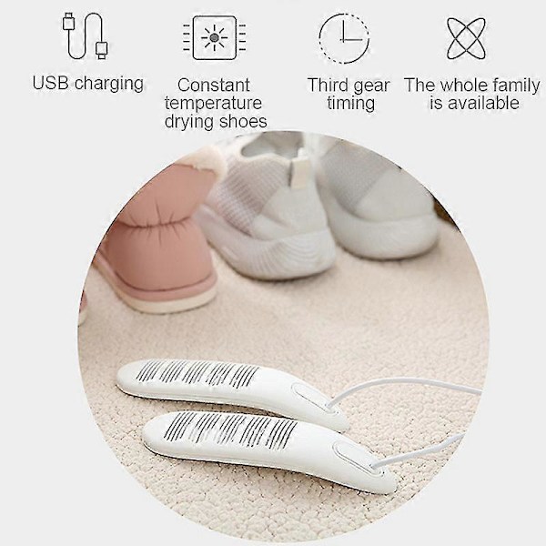 Usb Skotørrer Med Timer Ultra Tørresko Tørring Til Sko Handsker Hatte