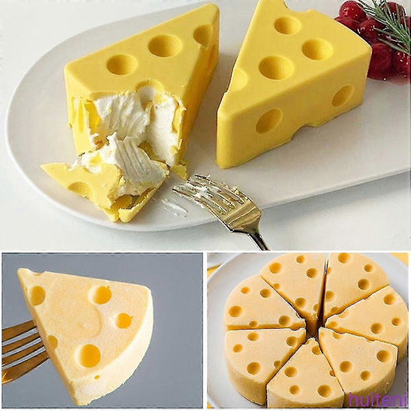 Non-stick silikone ostform genanvendelig kage slik chokolade form bageplade dessert