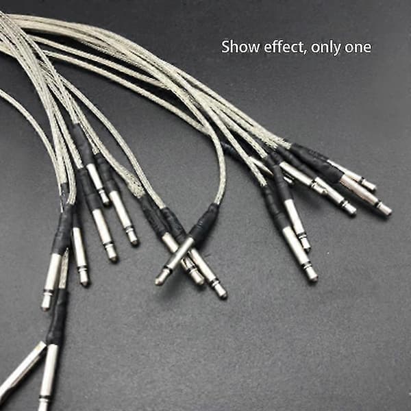 6-strängad Högkänslig Akustisk Gitarr Stall Sadel Stång Piezo Metallstång Folkgitarr Pickup Stick