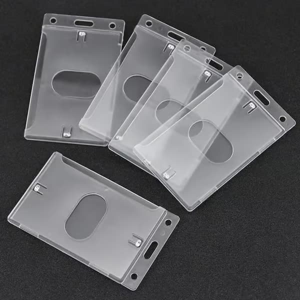 Infällbar nyckelband 5-pack Anti-förlorad ID-kortshållare