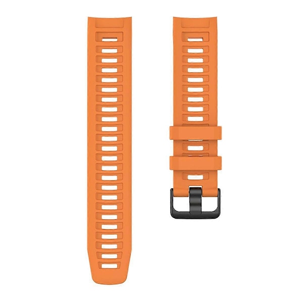 Silikon Klokkereim for Garmin Instinct Tactical/Instinct Tide/Instinct 2/Instinct Armbånd med Svart Spenne Yellow