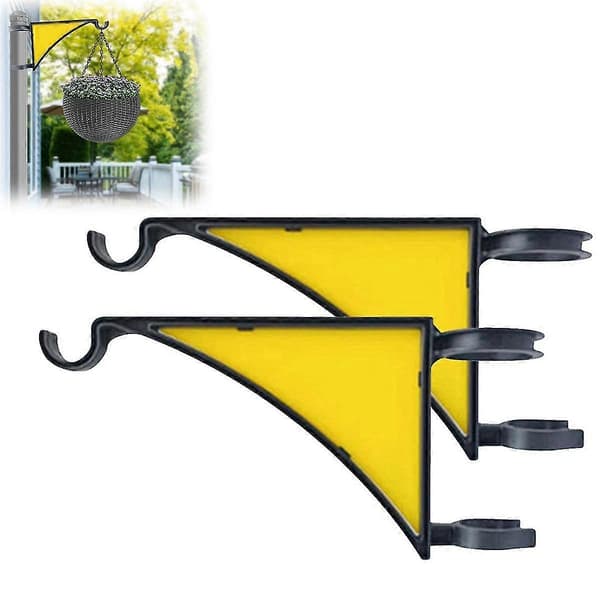 Plant Hangers, 2-pak hænger hegnspælshænger til fuglefoderautomater, lanterner, vindspil, terrassedekoration