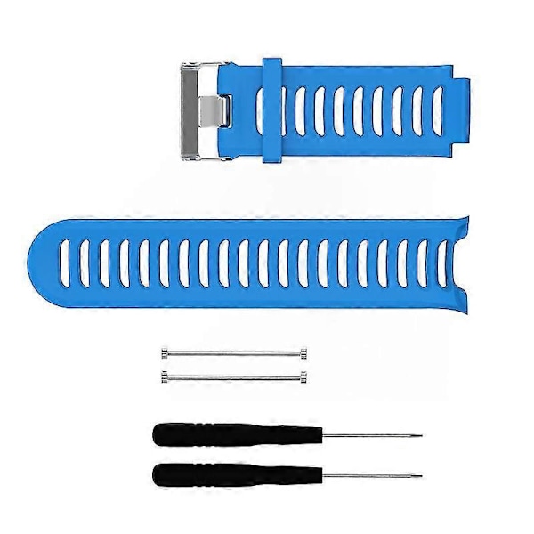For Forerunner 910xt Slitesterk Klokke Mote Rem Med Skrutrekker Blue