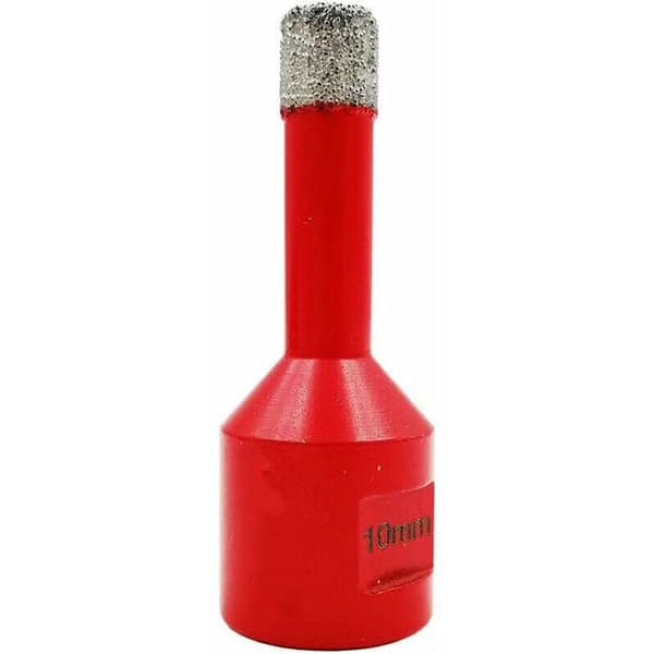 10 mm diamantborebits med M14-gevind til tørboring i porcelæn, granit og marmorfliser.