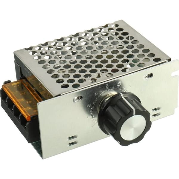 4000W Højtydende SCR Elektronisk Spændingsregulator 220V AC Motor Hastighedsregulator Lysdæmper Termostat
