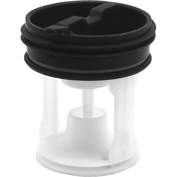 Fnullerfilter, udskiftning af fnullerfilter i net til vaskemaskiner af flere mærker, højeffektiv udskiftning af fnullerfilter, plast, sort og hvid