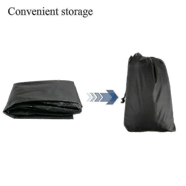 4-pack Vattentätt Däckskydd Reservdäck Hjul Husbil Släpvagn Husvagn Antikorrosions Däckskydd-mxbc Black S