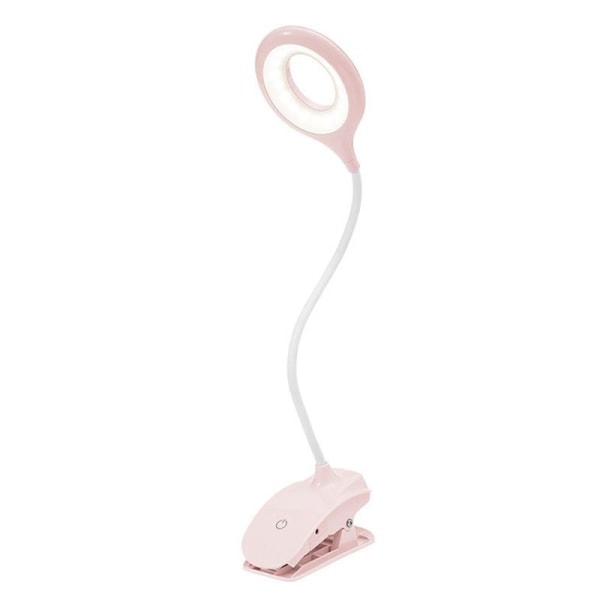 LED skrivebordslampe, øyevennlig klipslampe, klipslamper, leselamper White