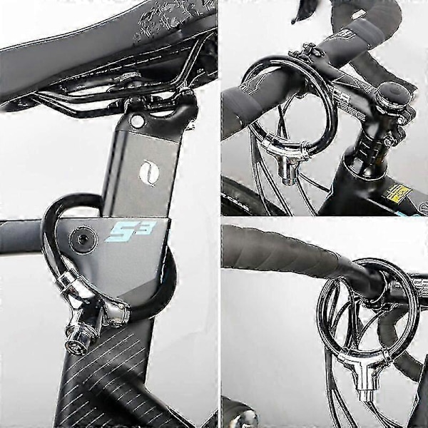 Cykelås, Kabellås, Cykelås med nyckel, Elscooterlås, Mycket starkt, Mycket säkert, För cyklar, Mountainbikes, Scooters, Scooters, Motorcyklar