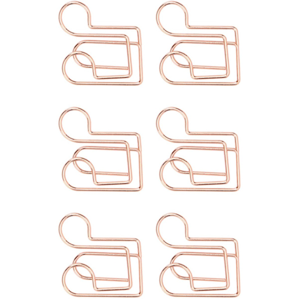 100 stk. brevclips bindere fastgørelseselementer innovative søde brevclips clips innovative dokumentklemmer