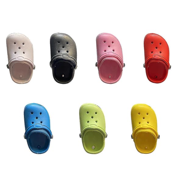 Croc Sko Bil Luftventil Klämma Dekor Luftkonditionering Utloppsdekoration -Sy White
