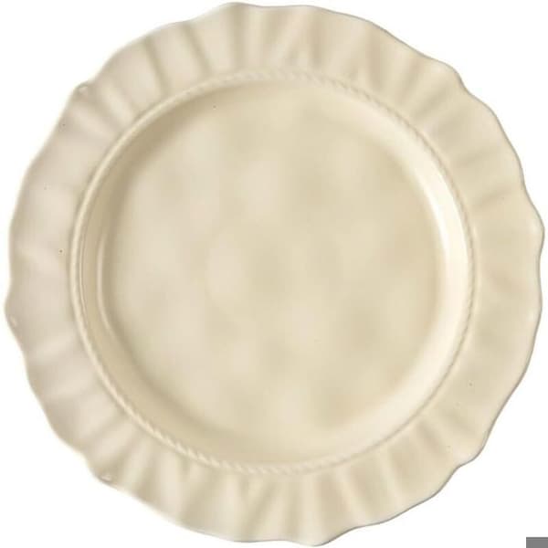 Högkvalitativ serveringsfat, enkel keramisk tallrik, grönsaksfat, västerländsk tallrik, tallrik