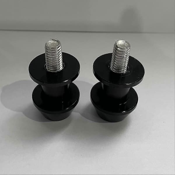 2 stk. Universal M8 Aluminiumslegering Motorsykkel Svingarms Spole Paddock Støtte Bobbins