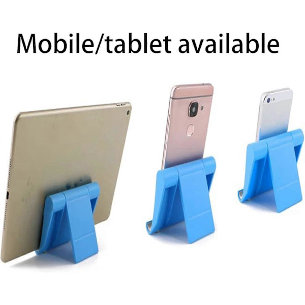 2-pack Justerbart Hopfällbart Bordsstativ i Plast Kompatibelt med Android Universal för Alla Smartphones