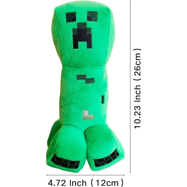 2 st Creeper och Enderman - Plyschleksaker
