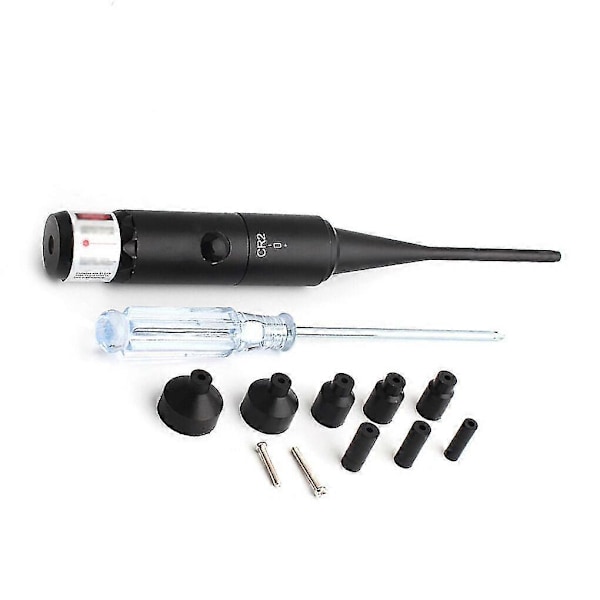 Bore Sighter Kit med Bärlåda Justerbara Universella Jaktverktyg Lätt Slitstark Boresight