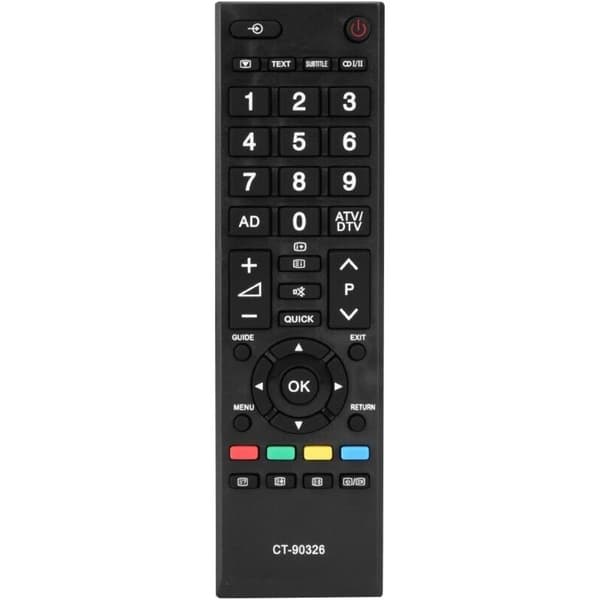 CT-90326 Multifunktionel TV-erstatningsfjernbetjening til Toshiba Controller