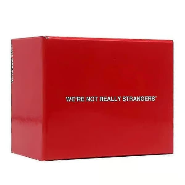 We're Not Really Strangers -korttipeli – Interaktiivinen korttipeli aikuisille ja jäänmurtaja