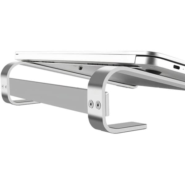 Laptopstativ - Universelt ventilert PC-stativ for 10 til 18 tommers bærbare datamaskiner, kompatibelt med MacBook, Notebook, ASUS, Acer, etc. Aluminium