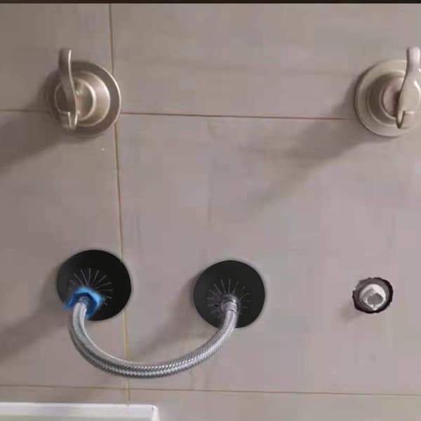 Radiatorrørdeksler, 8 stk, radiatorrosetter, universell bruk for 14-29 mm rør