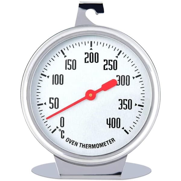 ugnstermometer, kökstermometer, ugnstermometer i rostfritt stål, matlagningstermometer, termometer, termometrar