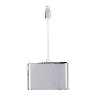 Lightning til HDMI VGA Digital AV TV Adapterkabel 1080p HDTV Lydhub for Iphon