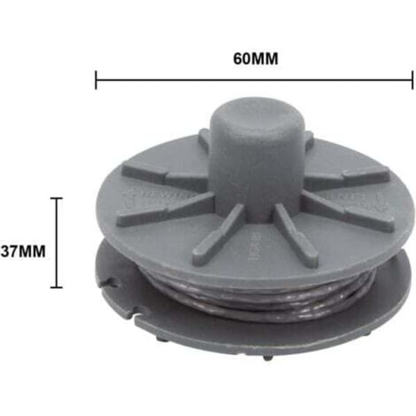 5307-20 Erstatningsspole med 6 tråder for Gardena gresstrimmer - Diameter: 1,6 mm - 6,1 m - For modeller 9805, 9806, 9807, 9808, 9809, 9827
