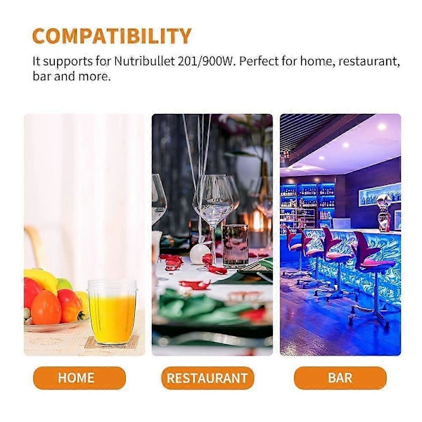 Varaosat 18oz/24oz/32oz kupit NutriBullet 600w 900W -tehosekoittimiin 24oz