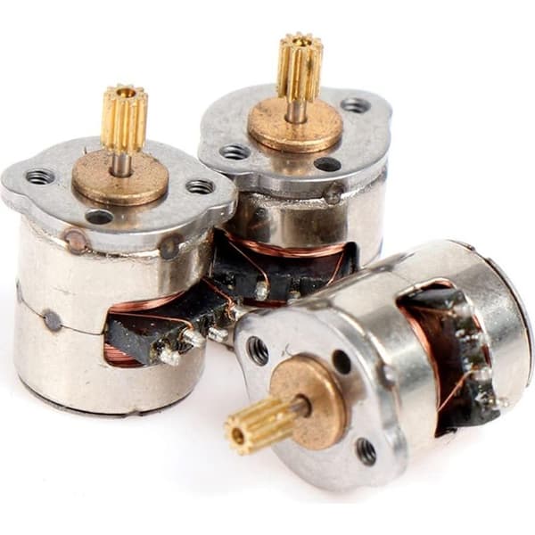 10 stk./pakke Mini Stepmotor 2-faset 4-leder Miniature Stepmotor med Gear Mini Motor Legetøj DIY Motor