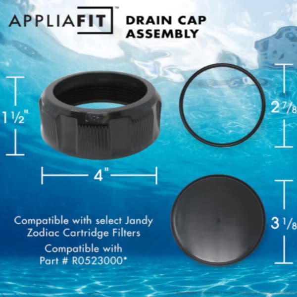Afløbsprop til poolfilter, effektiv poolvedligeholdelse R0523000 Afløbsprop til Jandy, til poolfiltre Poolvedligeholdelsessæt