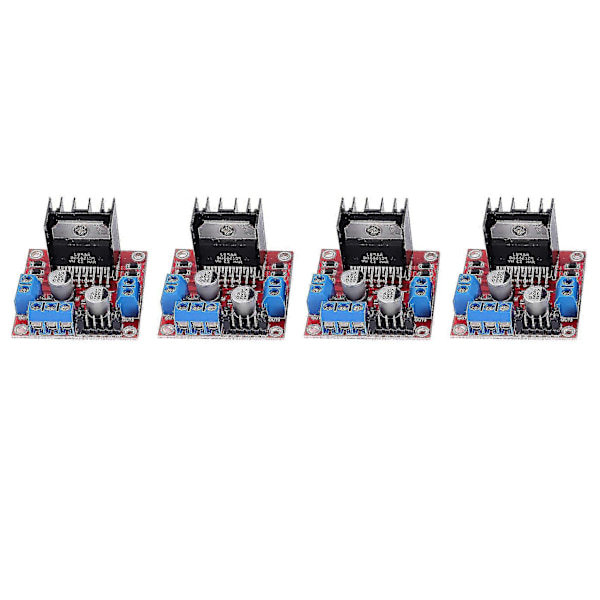 4 stk. L298n Motor Driver Controller Board Module DC Dual H-bro Til Smart Car Power R3 -Sy