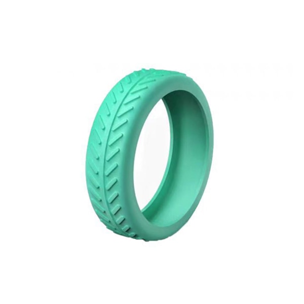 Pehmeät silikoniset matkalaukkupyörien suojukset, jotka vaimentavat ääntä ja vähentävät melua liikematkoilla käytettäville matkatavaroille Green 1pcs