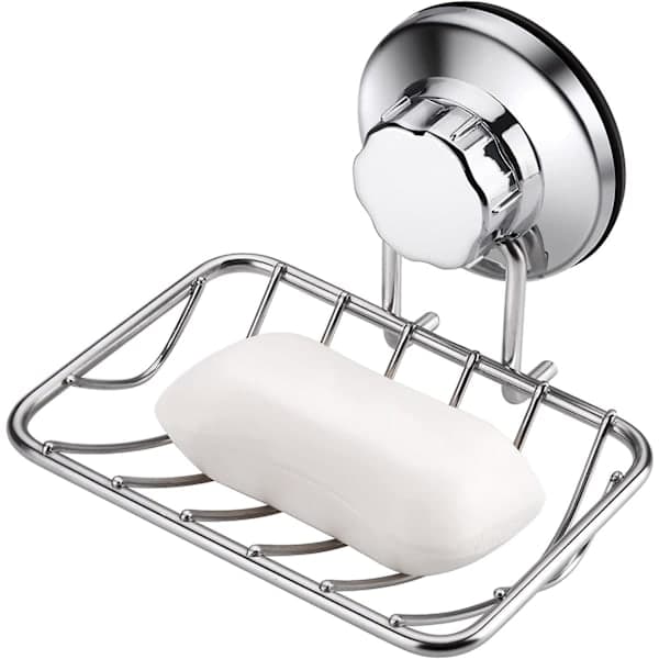 Superkraftig sugekoppholder for dusjsåpe