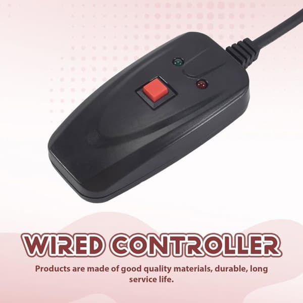 XLR kablet controller - 1 enhed - Plastik - Til 400W 900W tågemaskine - Sc belysning