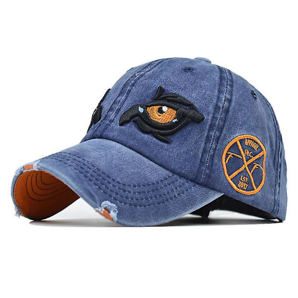 Broderte baseballcaps White adjustable