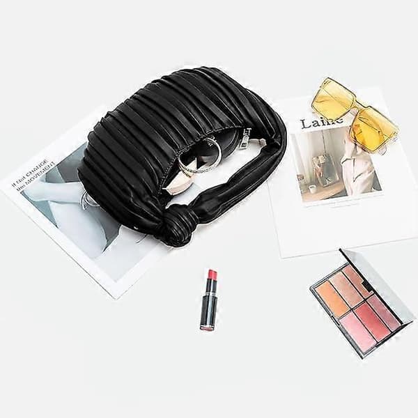 Dame Lille Knude Håndtasker Bløde Kunstlæder Crossbody Tasker Cloud Clutches Rynkede Kuverttasker