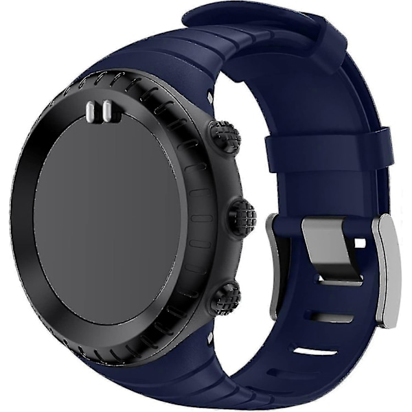 Suunto Core Rem, Erstatningsklokkereim i Gummi For Suunto Core Ss014993000. F1201 midnight blue