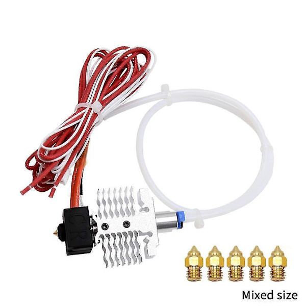 Metal Hotend Dyse Bundle til Ender3 Neo Serien Præcisionskonstrueret Ender3 Max Neo