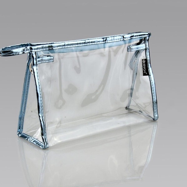 Detaljer av 1 5 10 Klar Transparent Plast PVC Reise Kosmetikk Sminkepung Glidelås