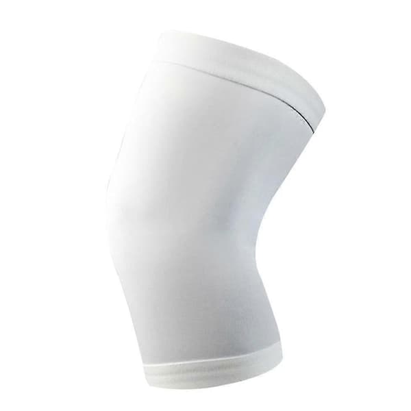 Sportkompression Knäskydd Stödskydd Skydd Andningsbar Benärm White XL